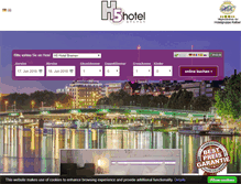 Tablet Screenshot of h5hotel.de